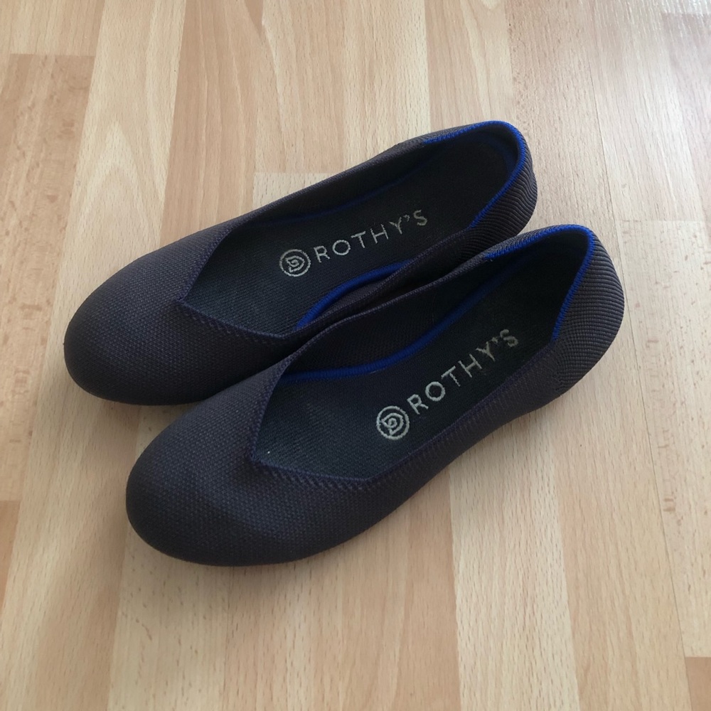 Rothy's The Flat in Navy Blue